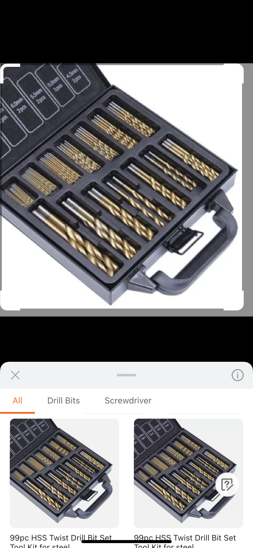 99pc HSS Twist Drill Bit Set Tool Kit